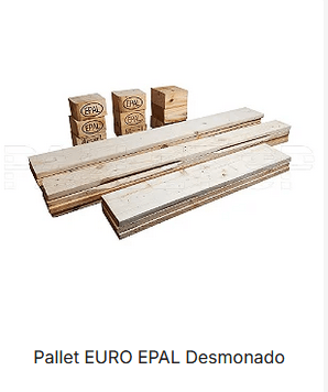 Pallet EURO EPAL Desmontado